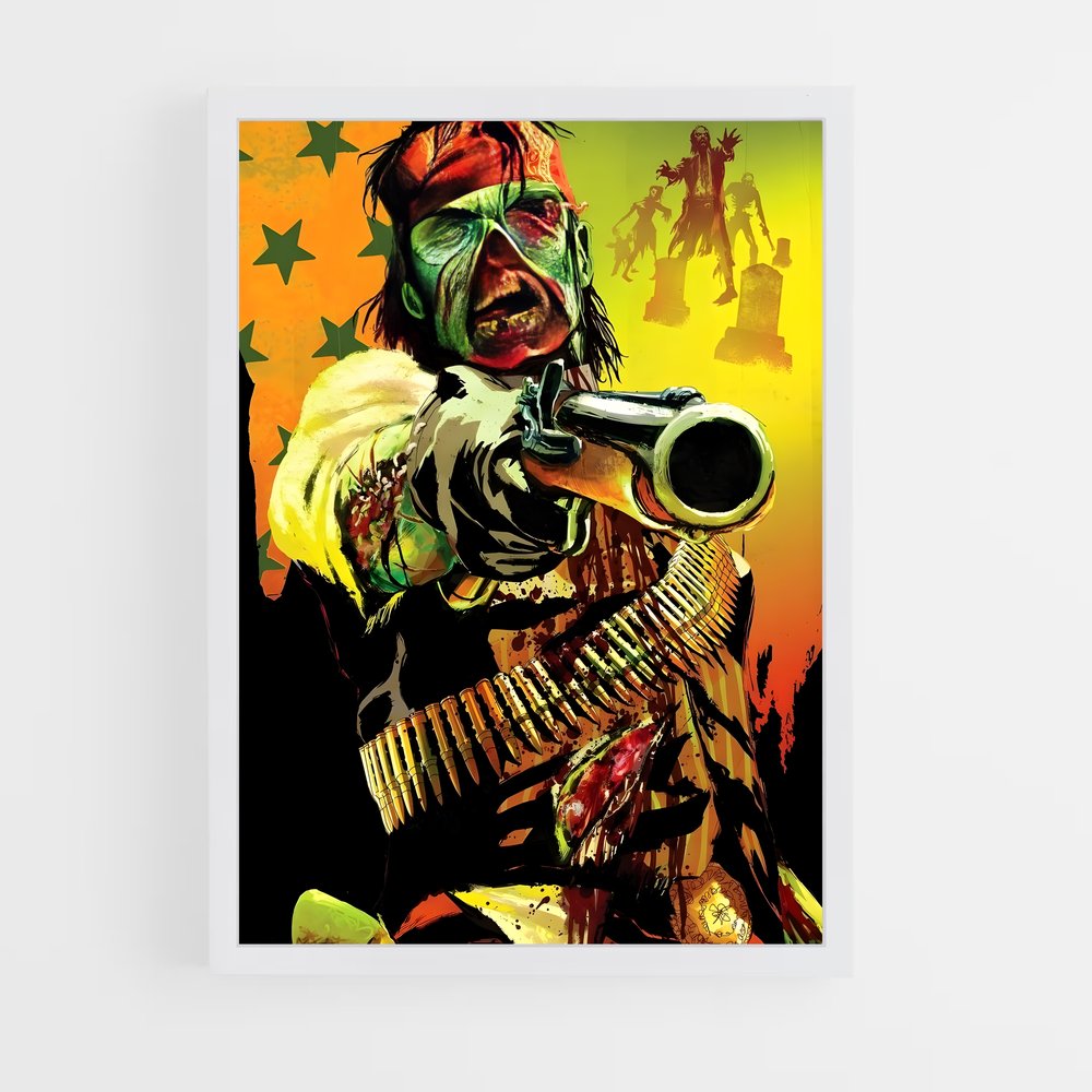 Poster L'Héritier de la Mort – affiche Red Dead Redemption (vue 3)